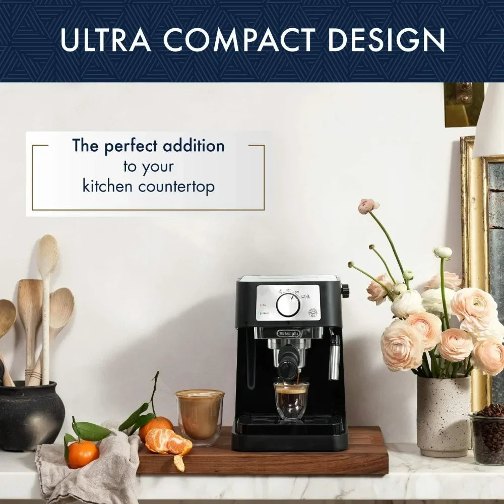 Espresso Machine 15 Bar - De'Longhi Stilosa Latte Maker