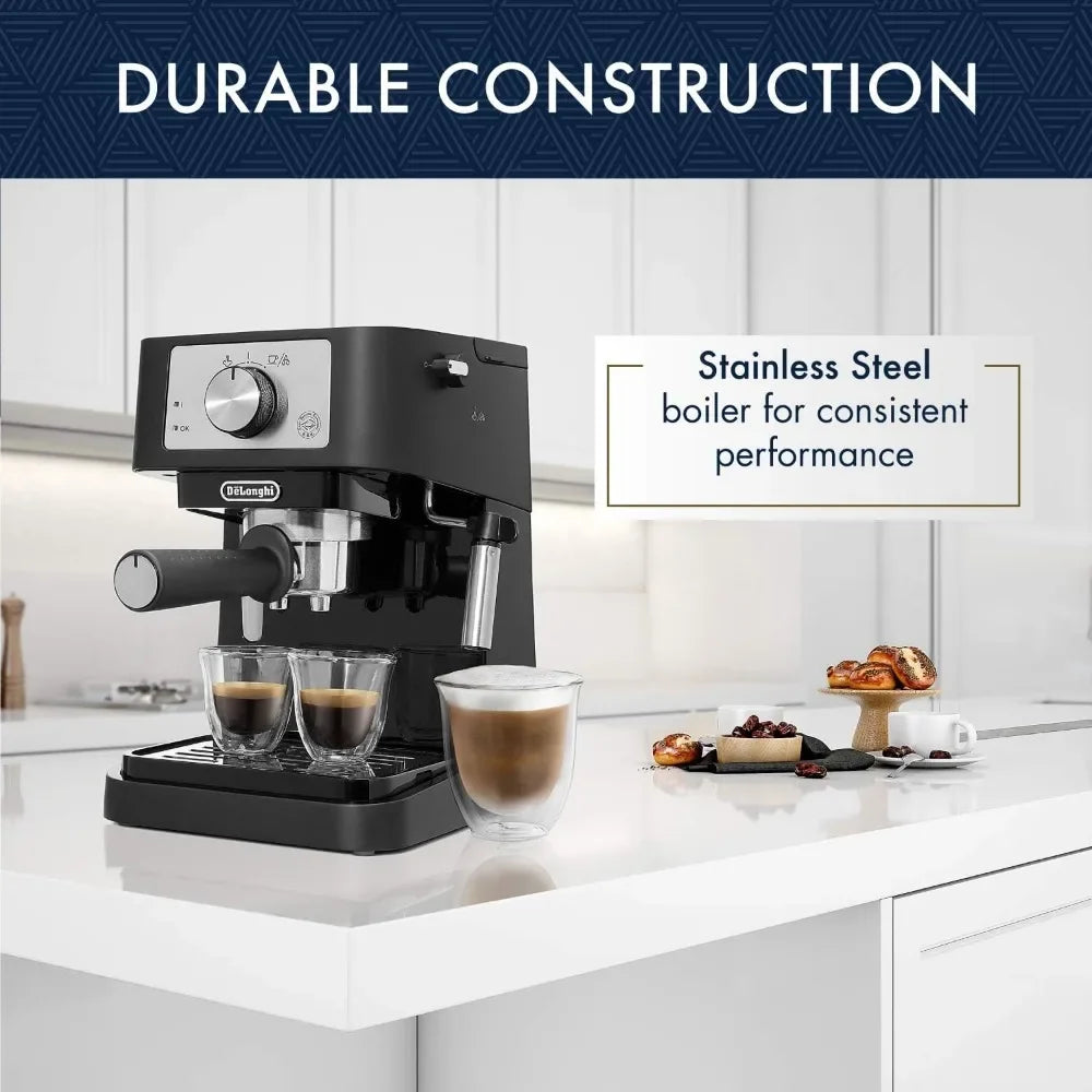 Espresso Machine 15 Bar - De'Longhi Stilosa Latte Maker