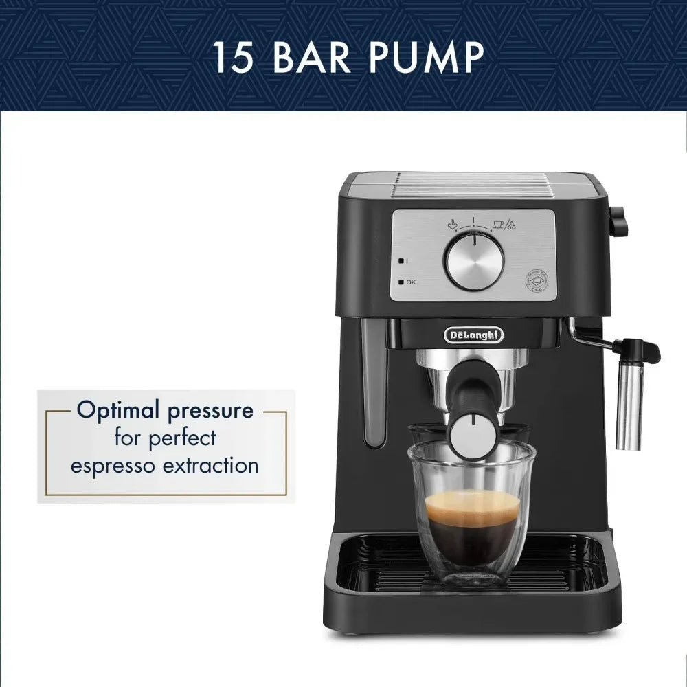 Espresso Machine 15 Bar - De'Longhi Stilosa Latte Maker